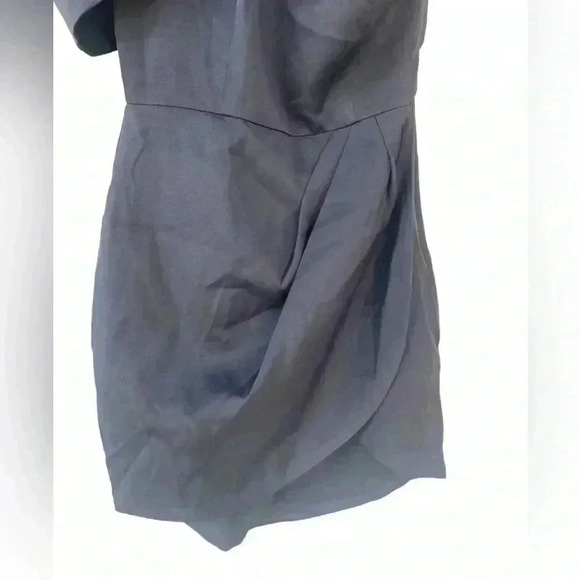 Do+Be women’s black mini one shoulder side zip party dress sz small NWT - Picture 3 of 6